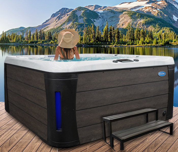 Calspas hot tub being used in a family setting - hot tubs spas for sale Wye